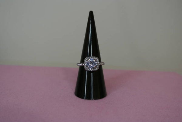 RING DIAMANT - ZILVER