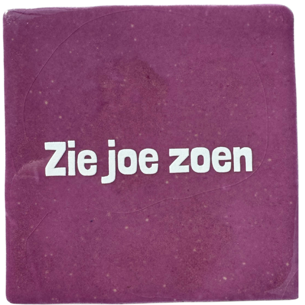 Tegeltje Zie joe zoen