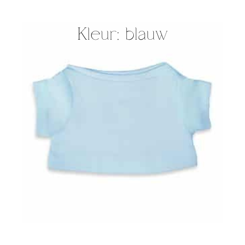 T-shirt voor geboorteknuffel - Blauw