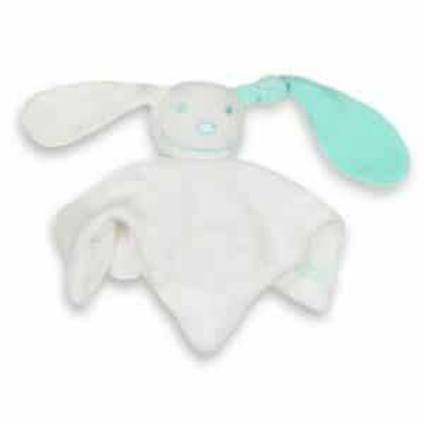 Tutdoekje met gekleurd oortje - Lichtgroen