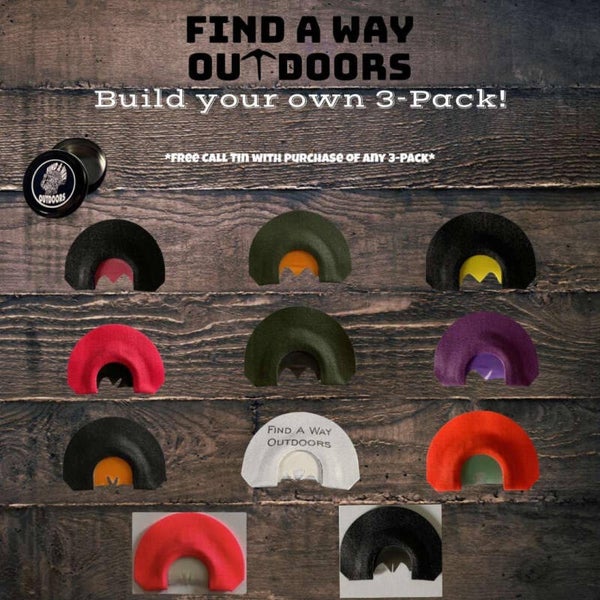 Build your own 3 pack (Put the 3 calls you want in the comments!)