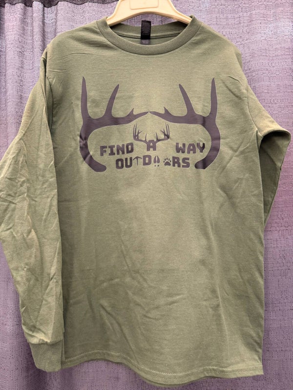 Antler Logo Long Sleeve T-Shirt