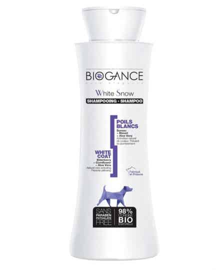 Biogance shampoo voor de witte vacht
