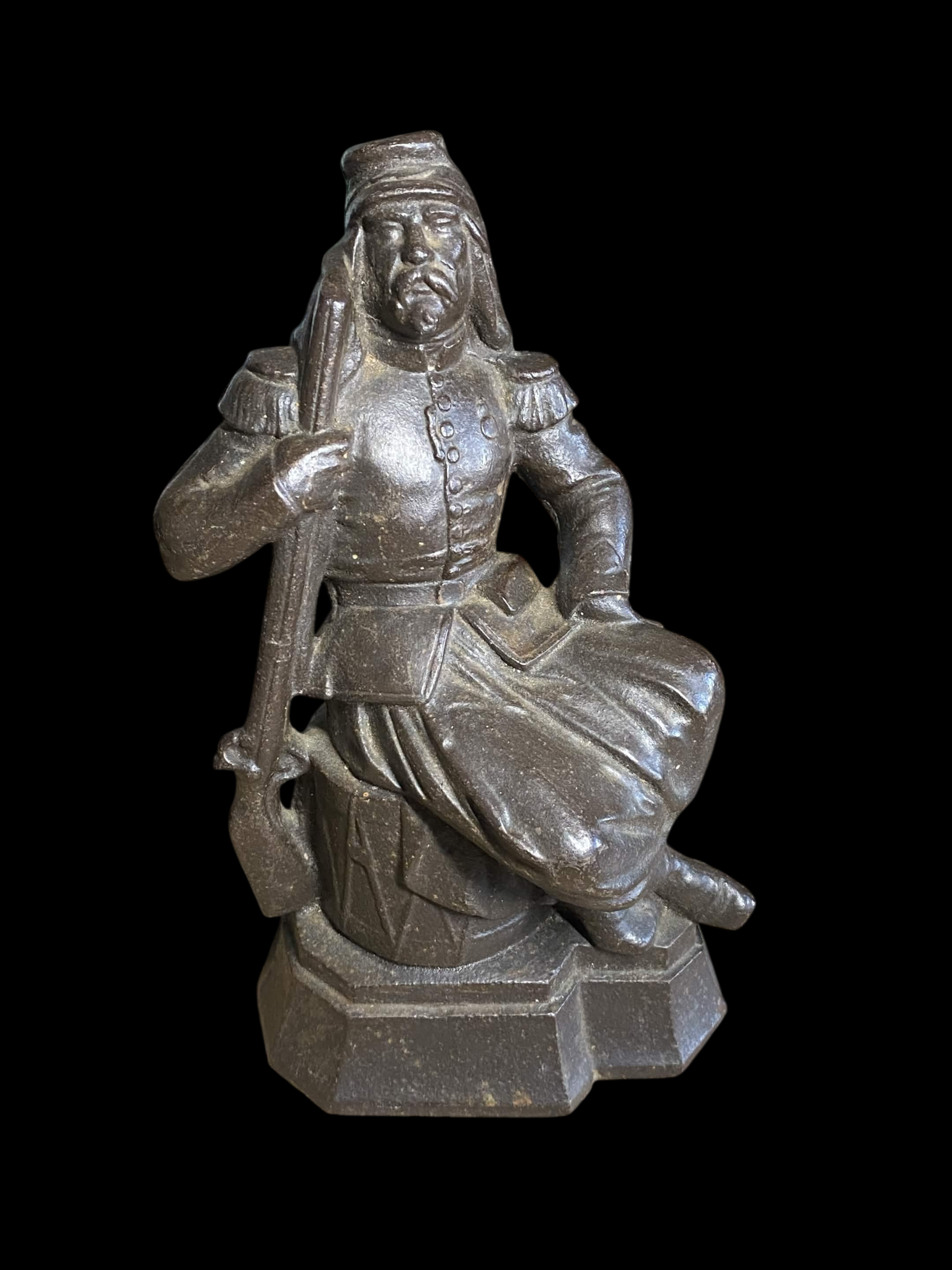 Sujet ancien, zouave français de la guerre de 1870