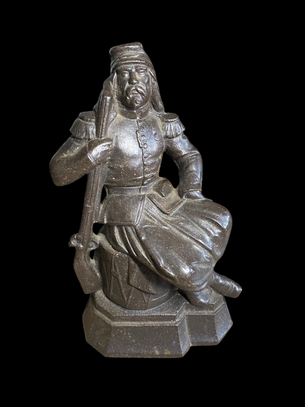 Sujet ancien, zouave français de la guerre de 1870