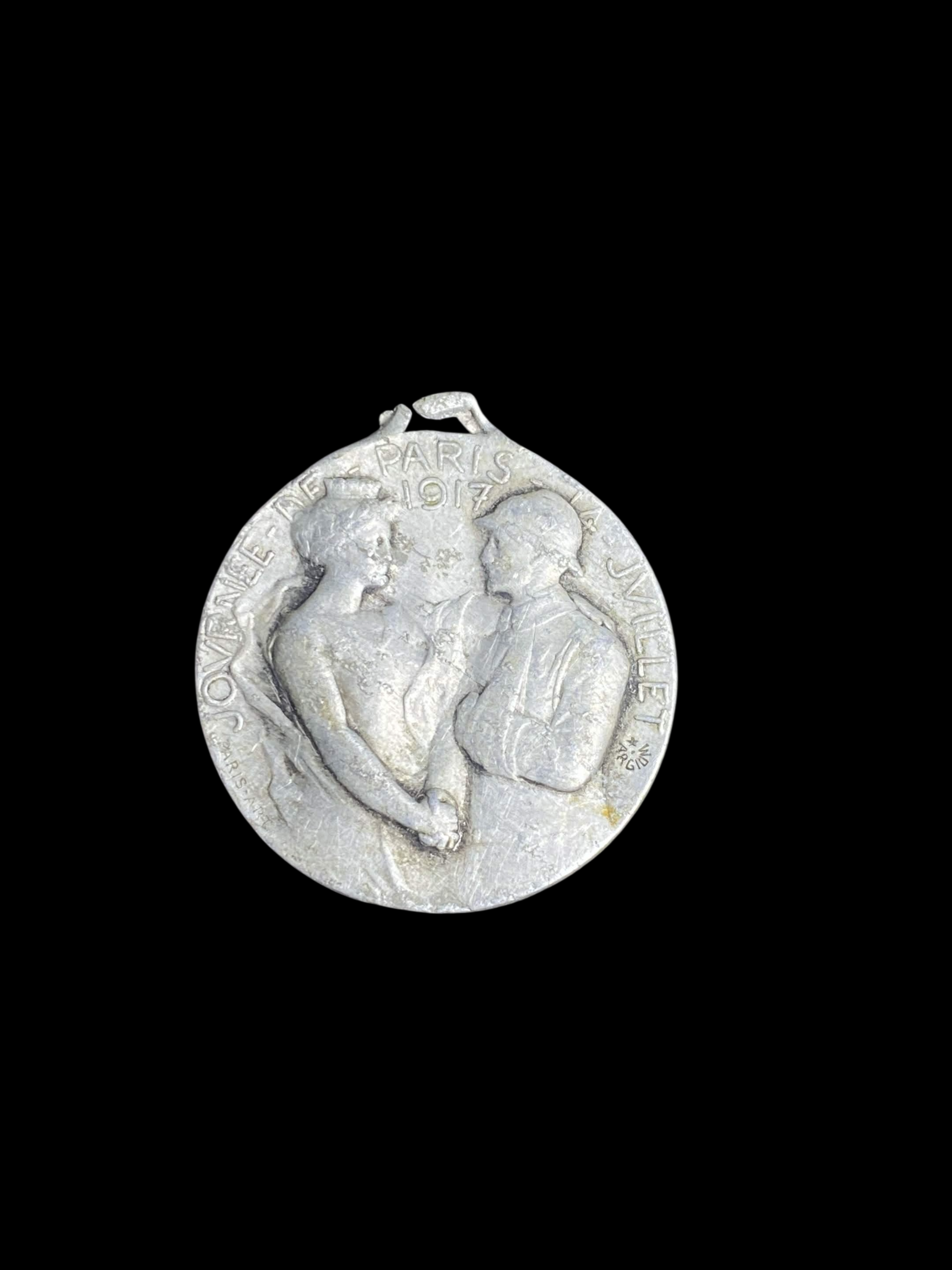 médaille patriotique / insigne de journée de guerre « Journée de Paris » — 14 juillet 1917