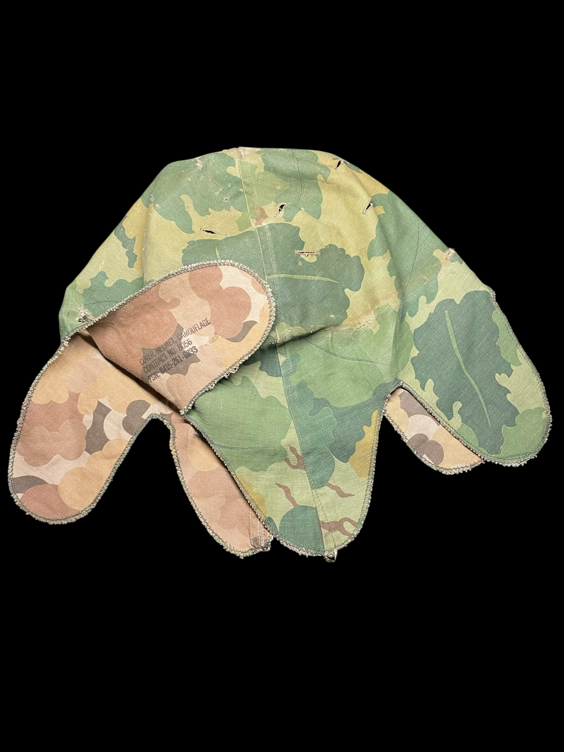 Couvre-casque US M1 Mitchell — Guerre du Vietnam, contrat 1966