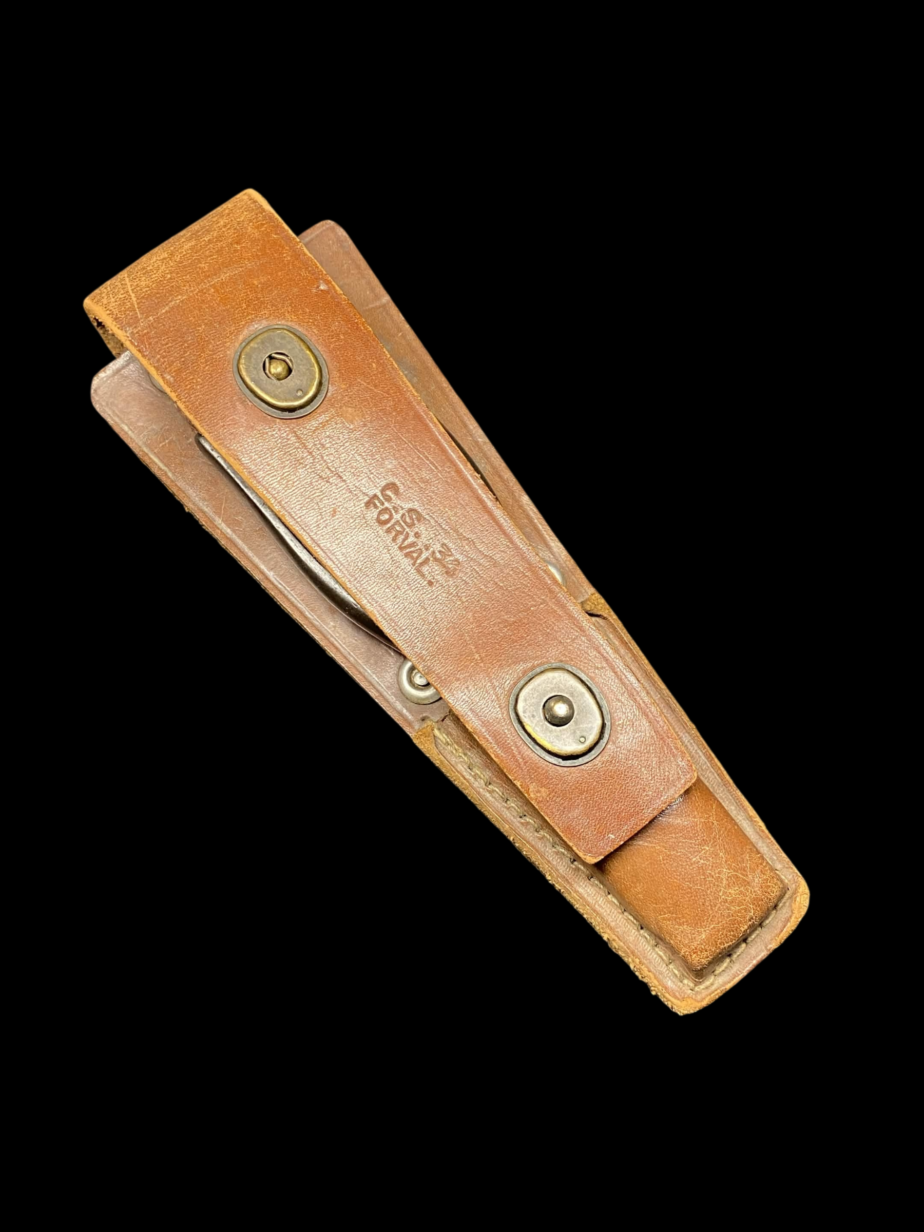 Étui CS-34 avec pince TL-13-A UTICA 1950 – Transmissions Indochine / Algérie