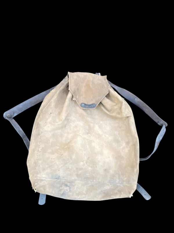Sac à dos français de fortune « Ersatz » – toile cachou – vers 1914-1915