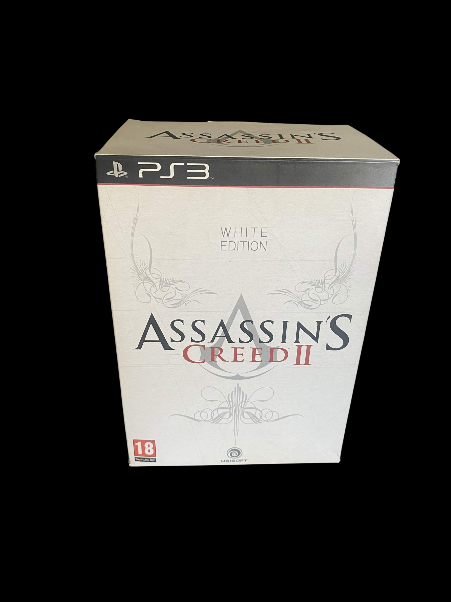 Assassin's Creed II White Edition PS3 complète avec figurine Ezio