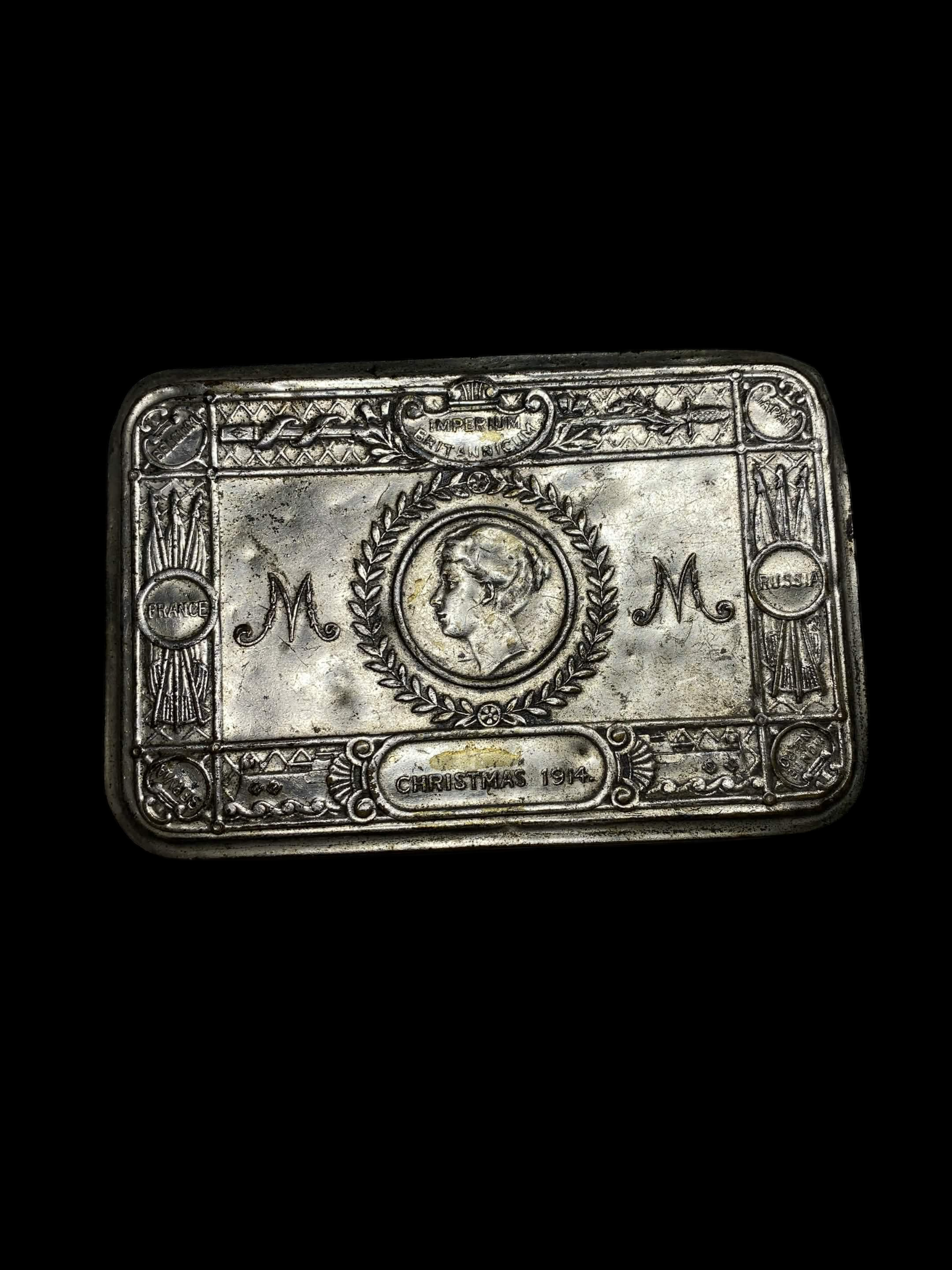 Boîte Princess Mary Christmas 1914 – rare exemplaire chromé