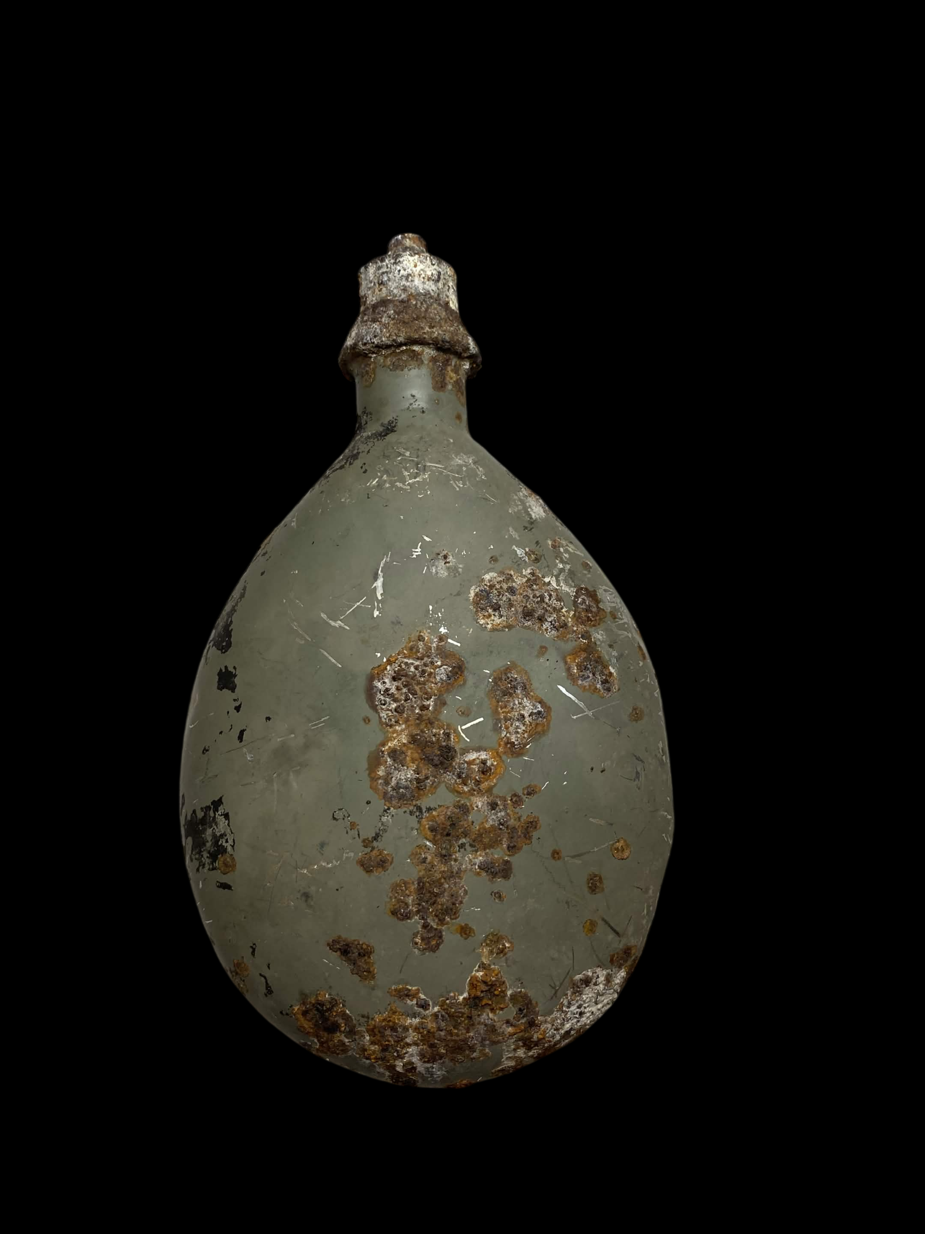 Gourde allemande Feldflasche M1915/17 – acier – Première Guerre mondiale
