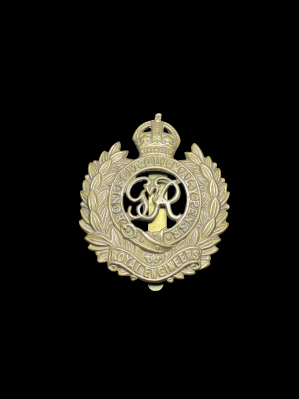 Insigne de casquette (Cap Badge) du Corps of Royal Engineers