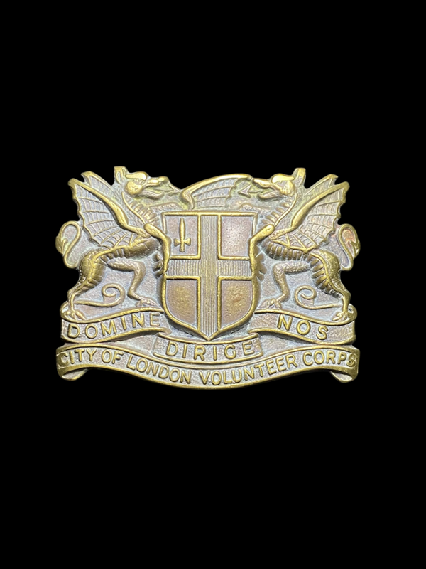 Insigne de coiffure du City of London Volunteer Corps