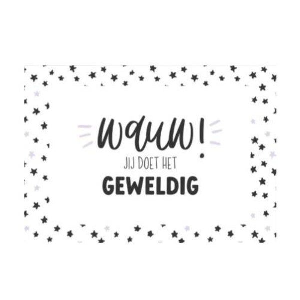 Ansichtkaart je doet het geweldig.