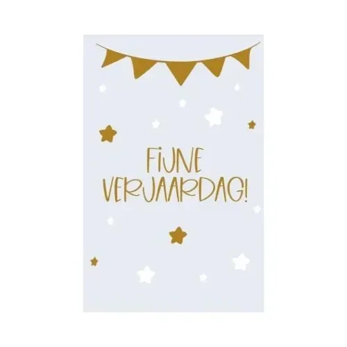 Ansichtkaart - Fijne verjaardag