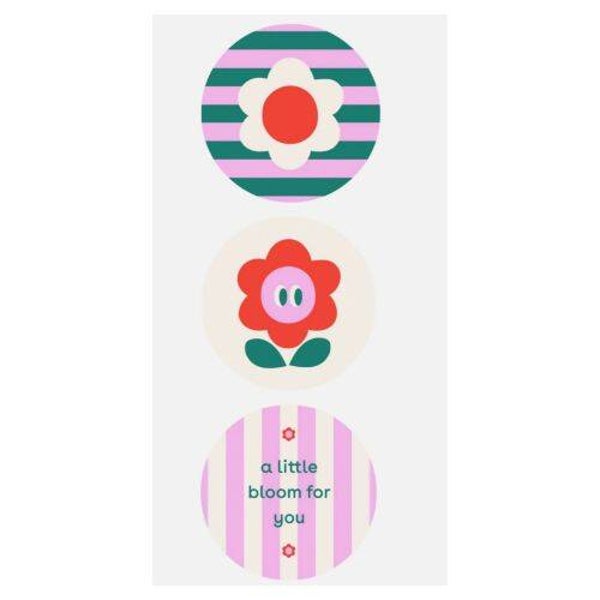 sticker - bloem voor jou (3 stuks)