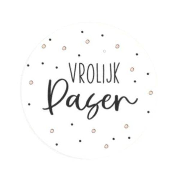 Sticker - vrolijk Pasen - 5 stuks