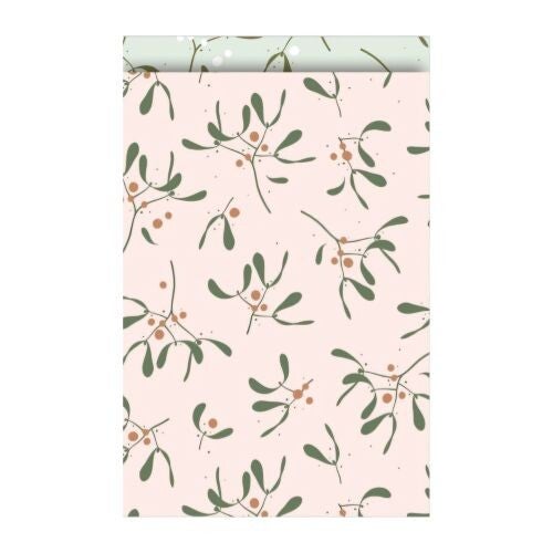 Cadeauzakje met Mistletoe afbeelding.