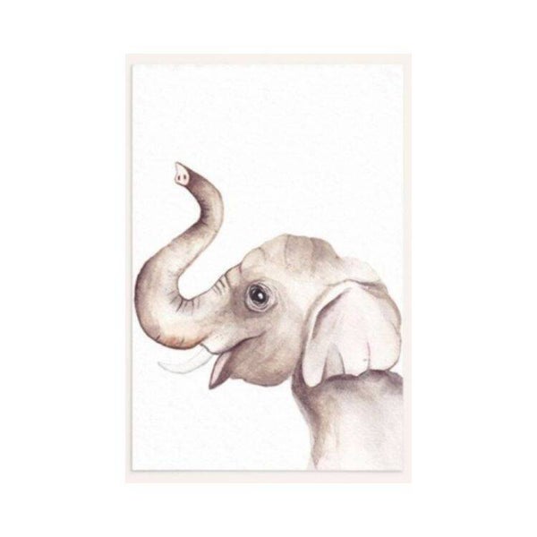 Wenskaart Olifant.