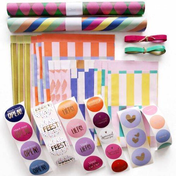 Inpakset met het thema FEEST