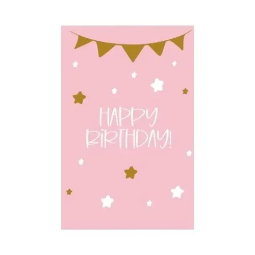 Ansichtkaart Happy Birthday.