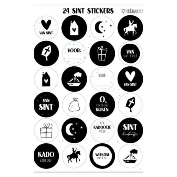 Stickervel SINT.
