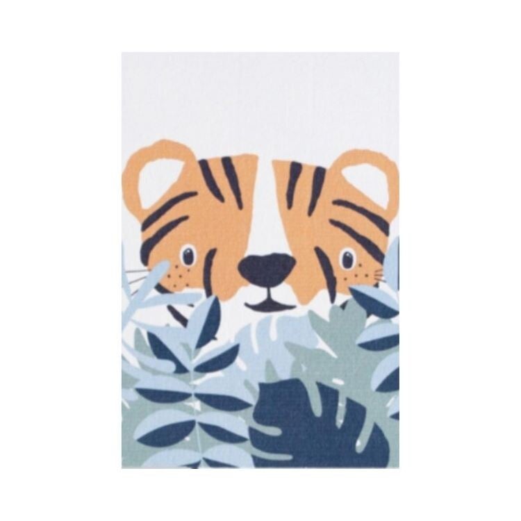 Wenskaart 'tijgertje'.