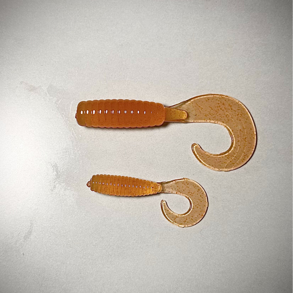Orange Curly Tail Grubs