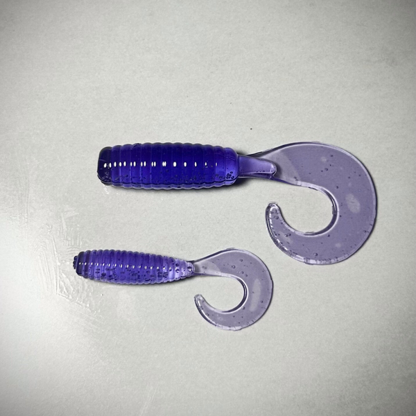 Purple Curly Tail Grubs