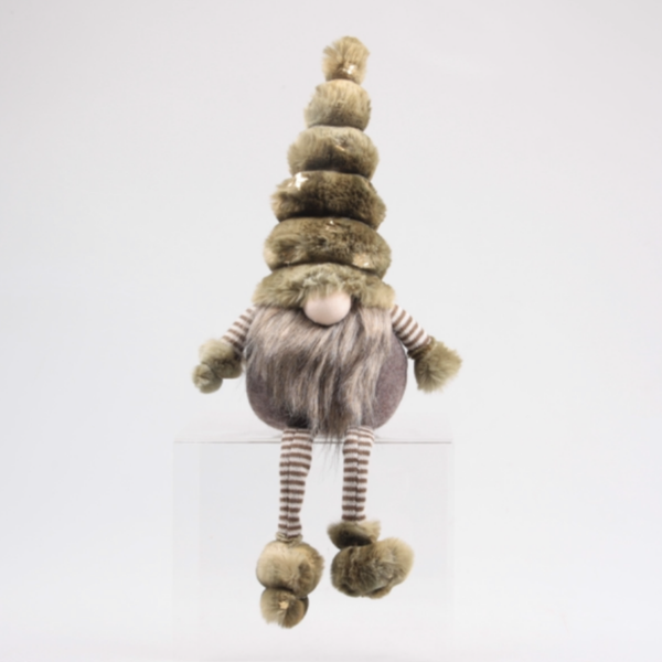 Kabouter pluche met bungelbeentjes