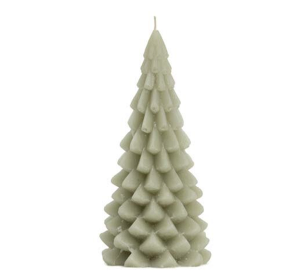 Rustik lys x-mas tree M - Eucalyptus