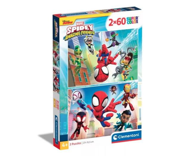 Clementoni puzzel 2x60pcs Spidey