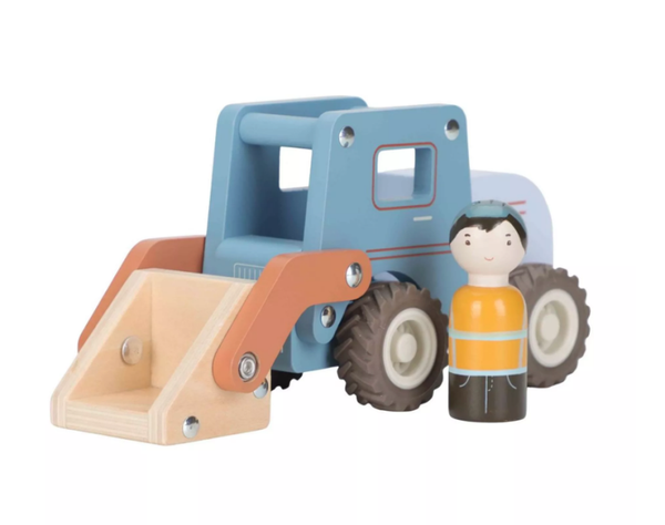 Little dutch houten bulldozer