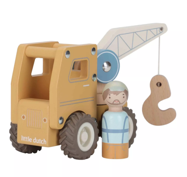 Little dutch houten hijskraan