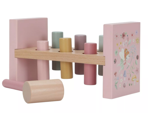 Little dutch Houten Hamerbank - Roze - Fairy Garden