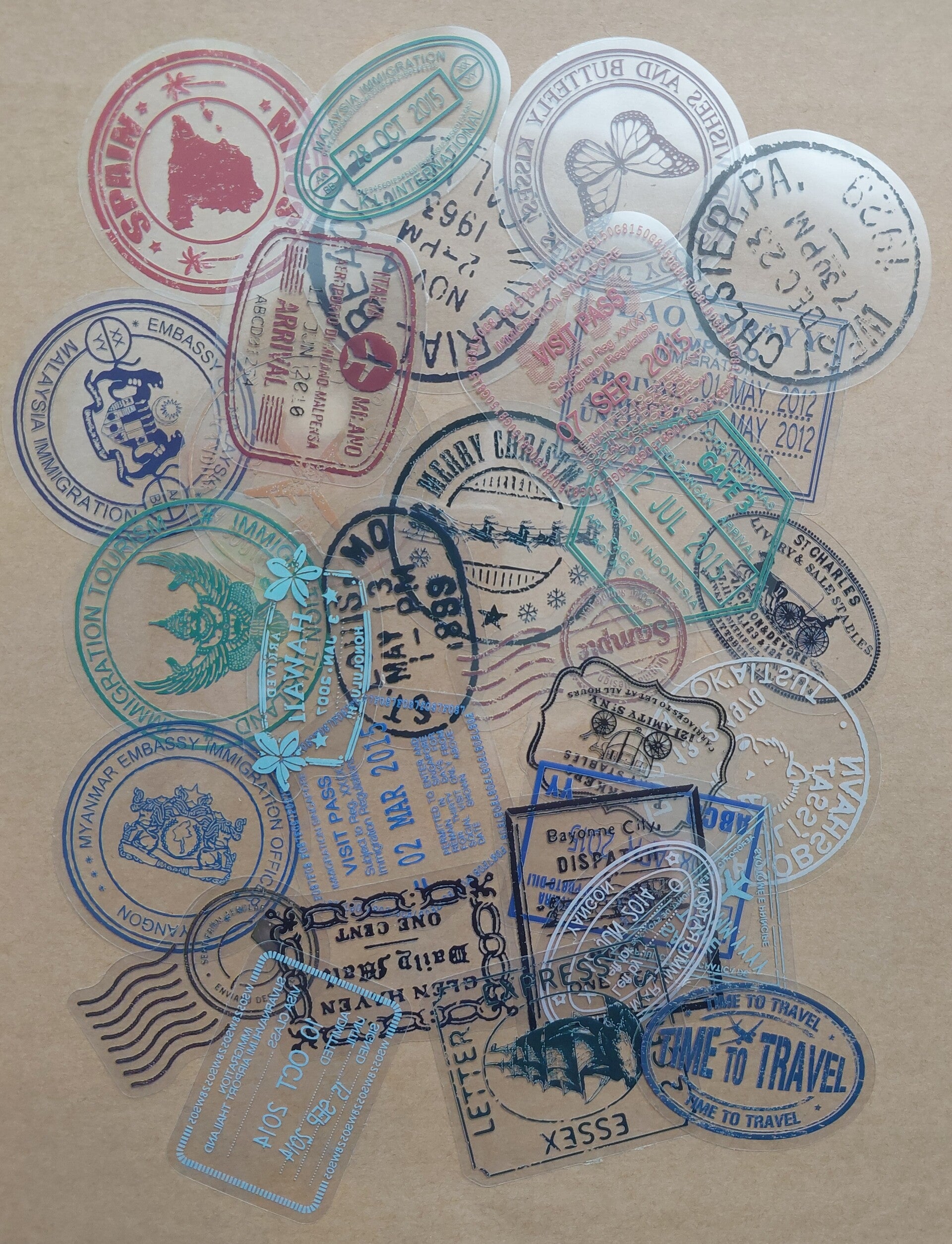 STICKERS | labels transparant 30 stuks