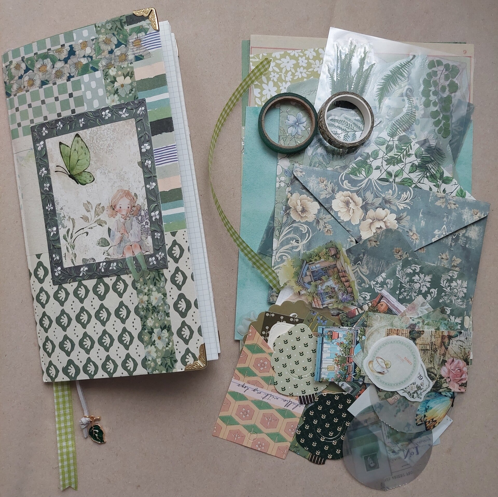 Startbundels | journal smal groen