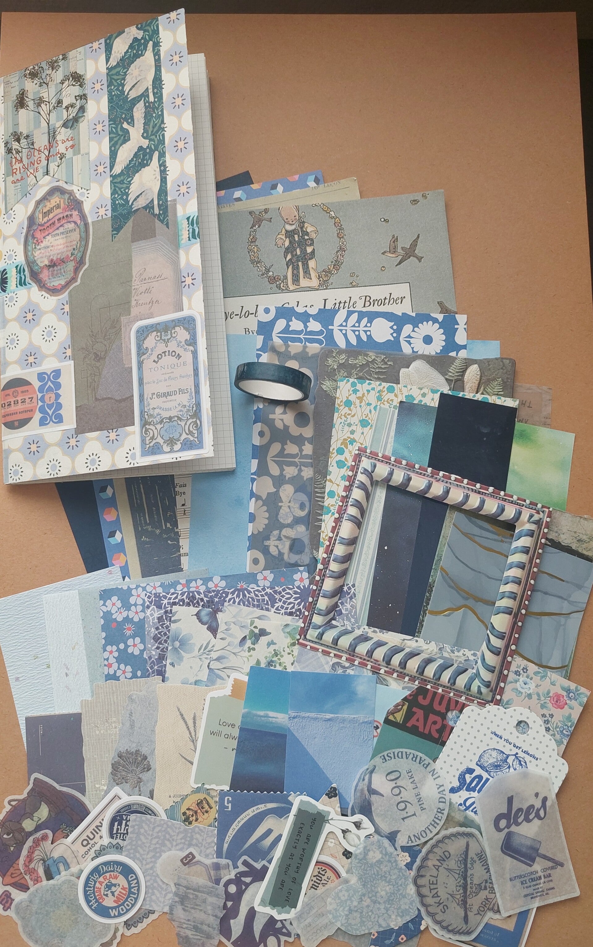 Startbundels | journal blauw smal