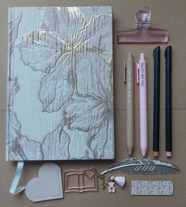 Journal & accessoires | bloem roze