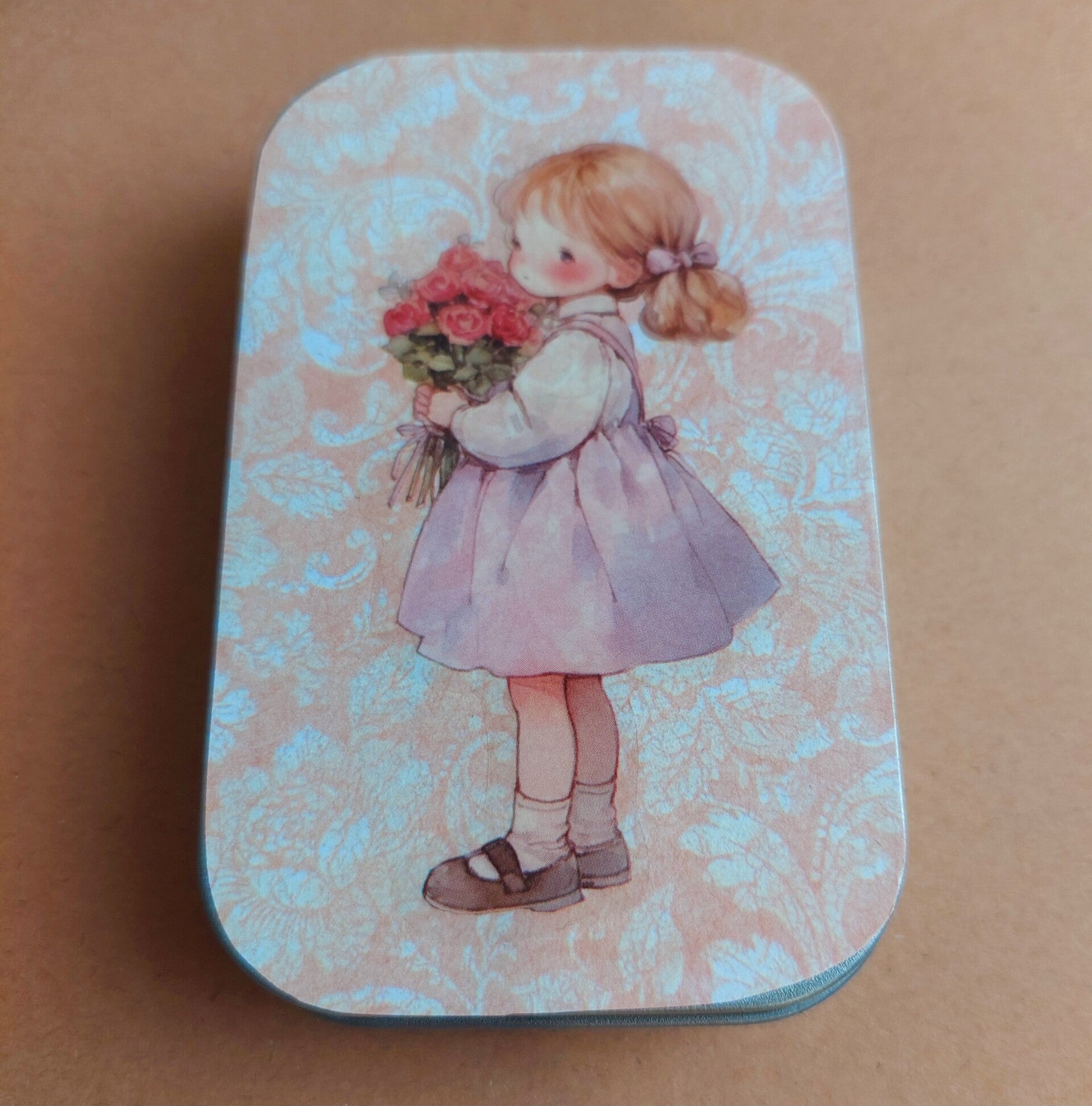 Stickers in blikje | meisje roze