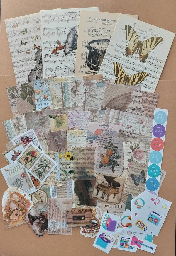 Papierpakket 50 stuks | muziek