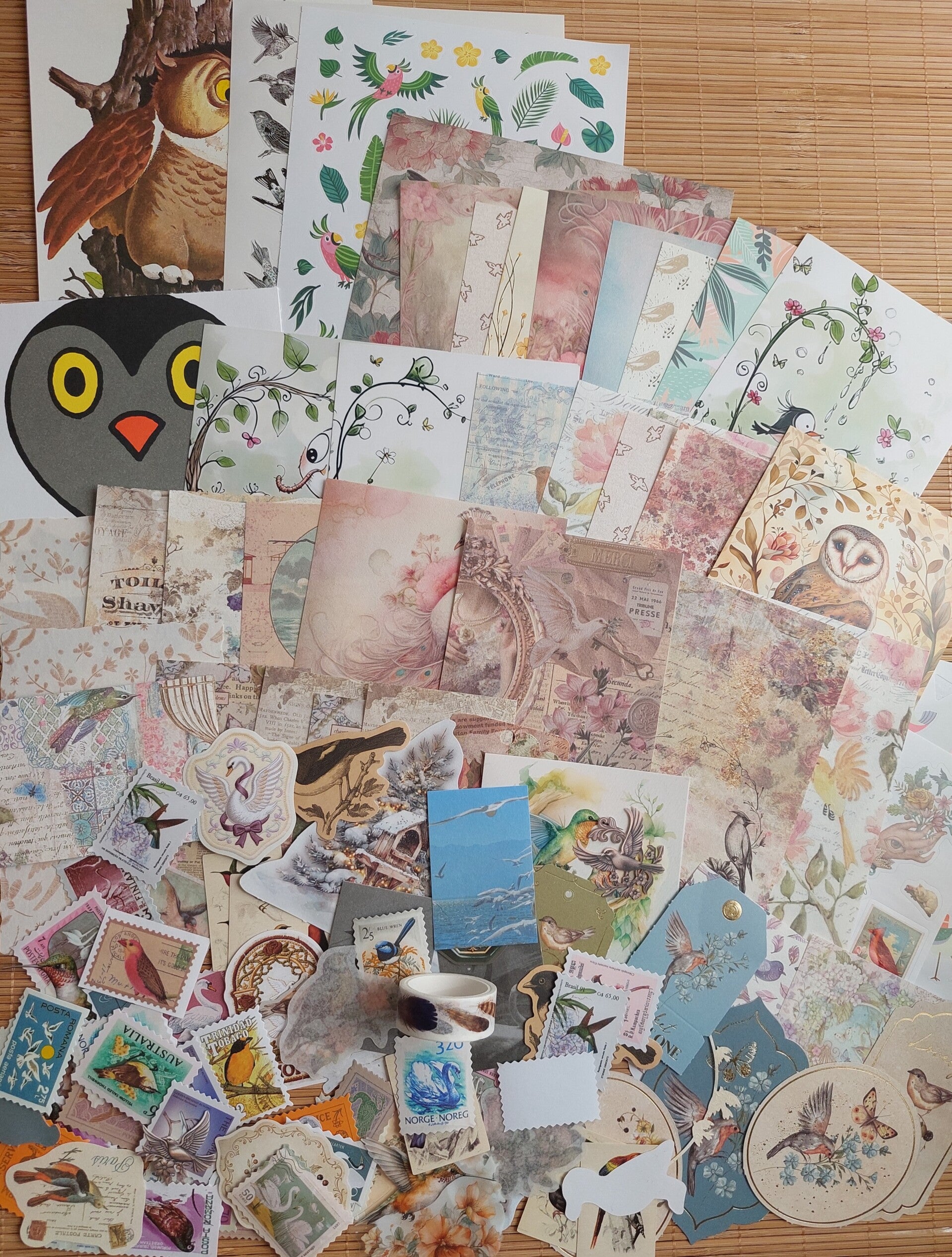 Papierpakket 50 stuks | vogels