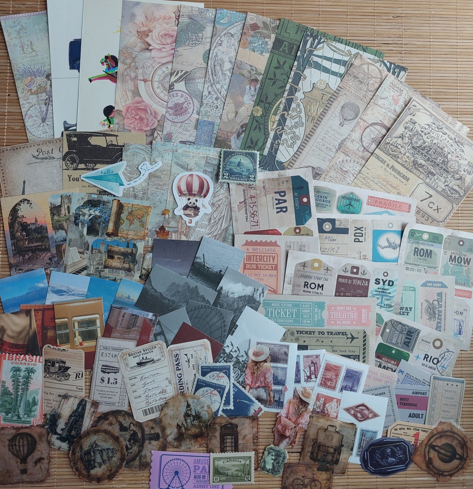 Papierpakket 50 stuks | de wereld rond