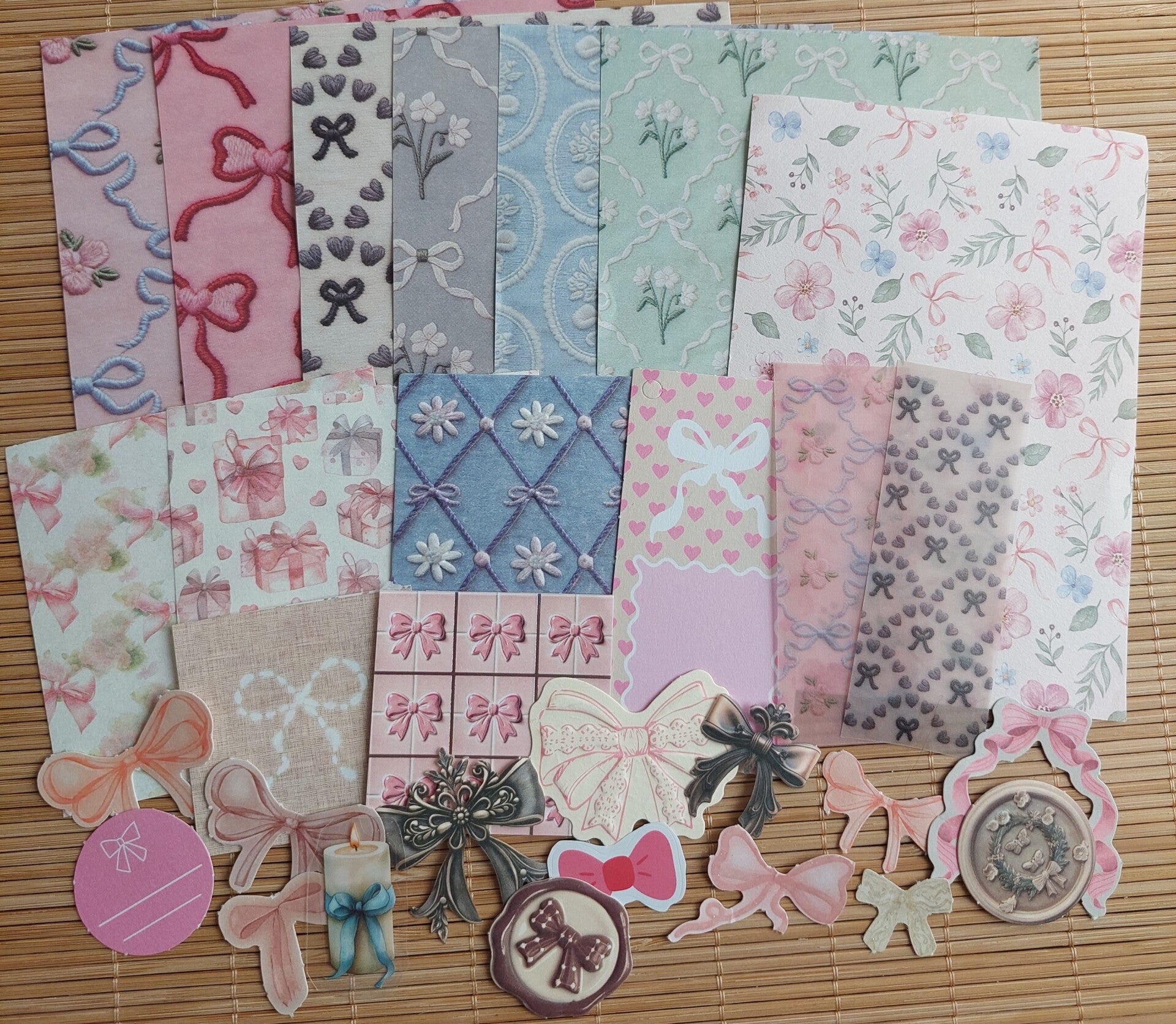 Papierpakket 25 stuks | strikjes