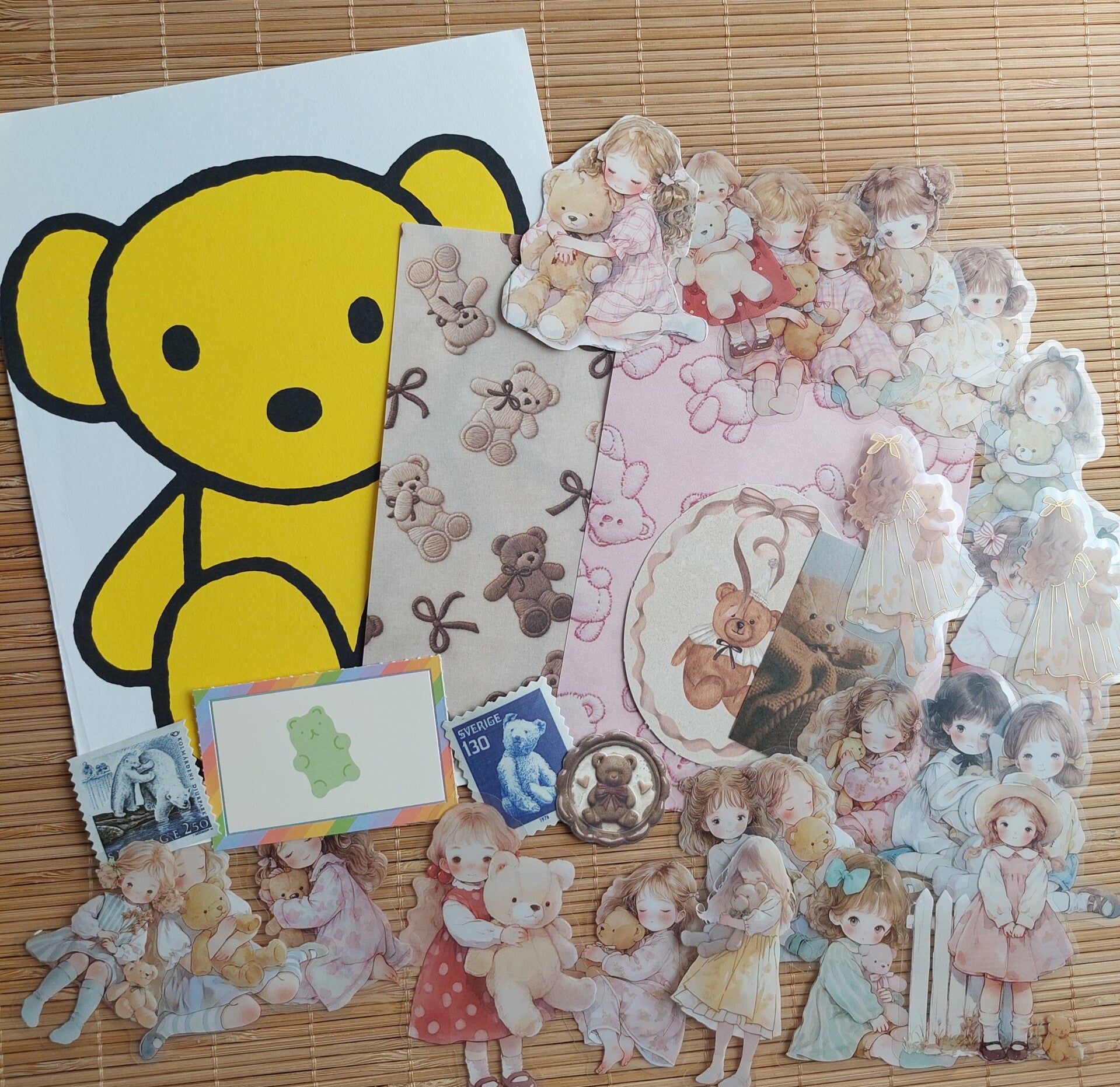 Papierpakket 25 stuks | teddybeer