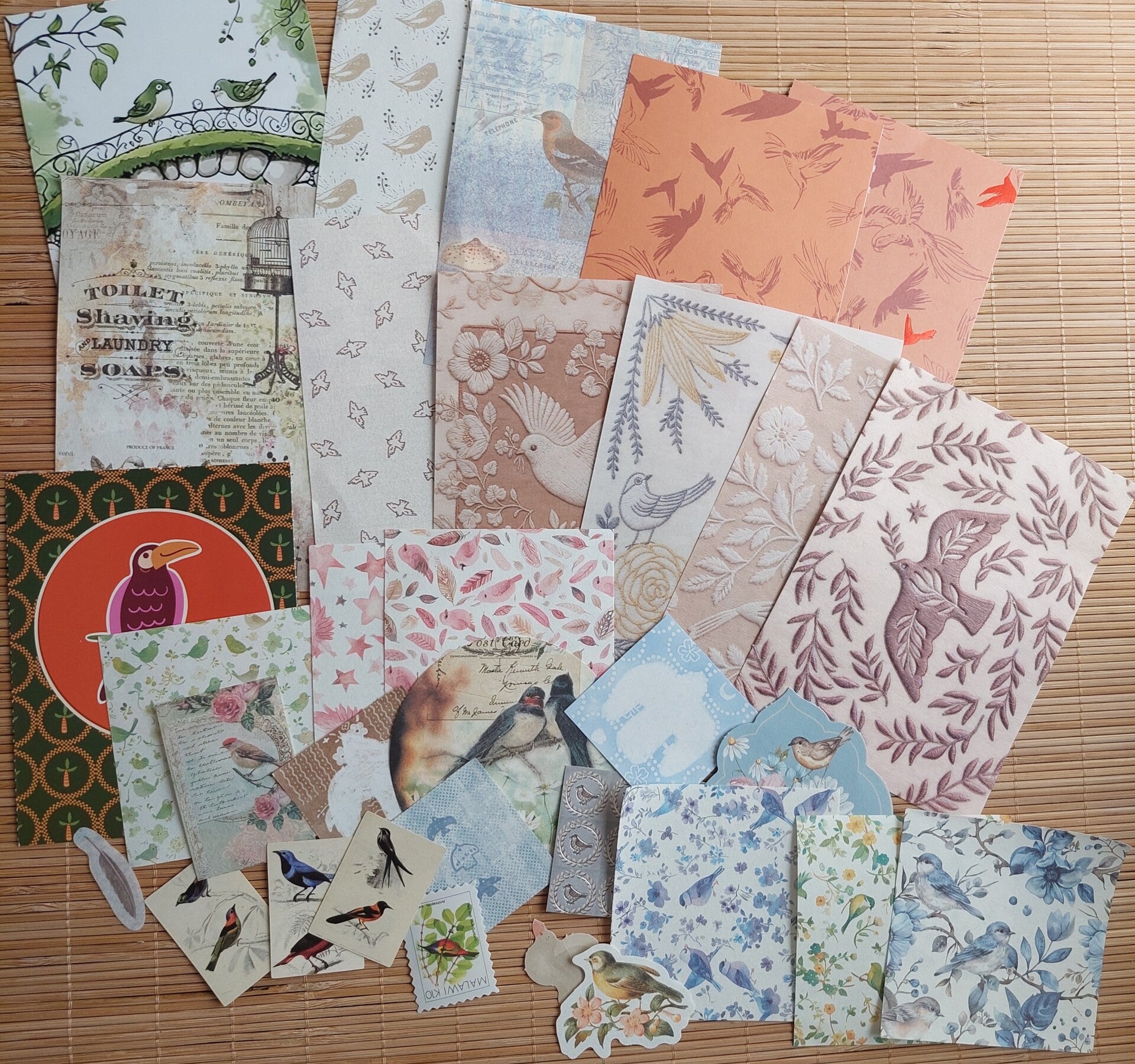 Papierpakket 25 stuks | vogels