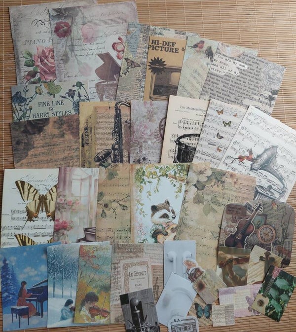 Papierpakket 25 stuks | muziek