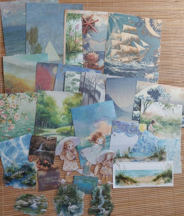 Papierpakket 25 stuks | water