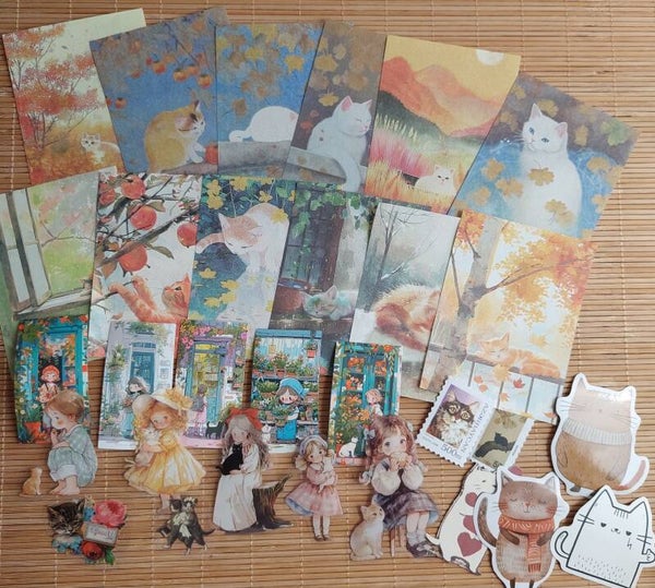 Papierpakket 25 stuks | katten